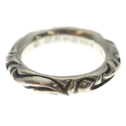 Chrome Hearts Scrl Band Scroll Ring Silver