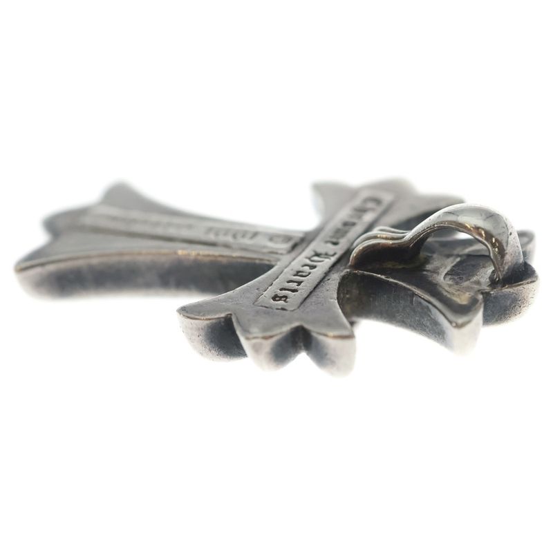 Chrome Hearts CH Crs Sml Small CH Cross Pendant Top Silver