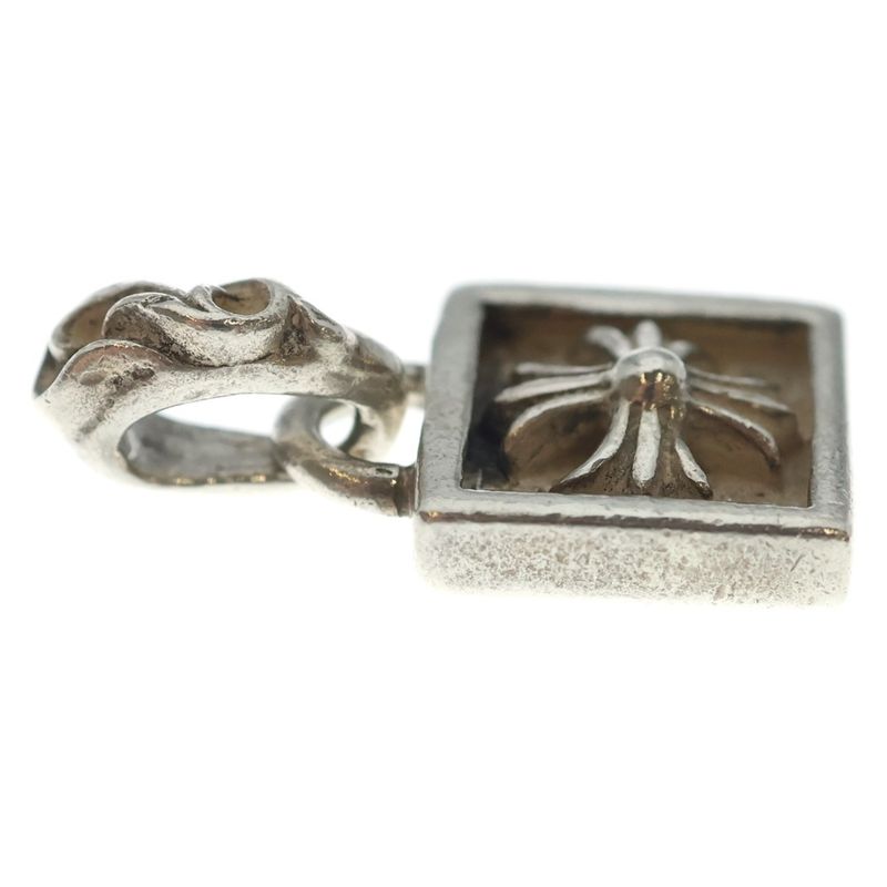 Chrome Hearts Framed CH Plus Charm Pendant Top Silver