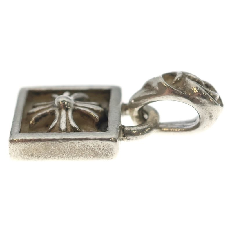 Chrome Hearts Framed CH Plus Charm Pendant Top Silver