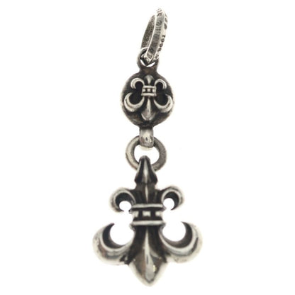 Chrome Hearts BS Fleur 1 Ball BS Charm Pendant Top Silver