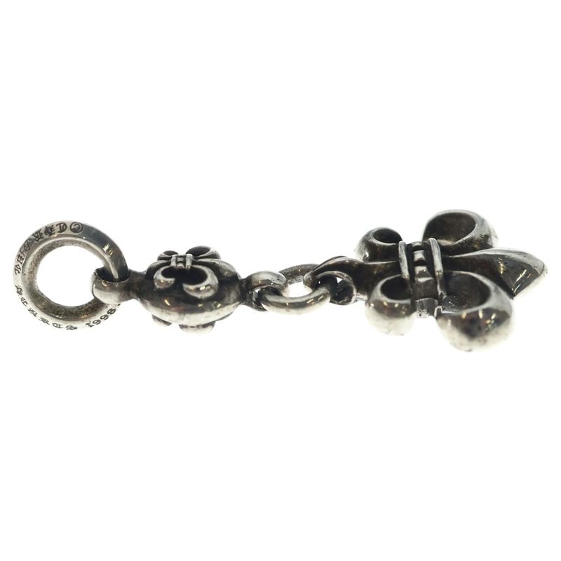 Chrome Hearts BS Fleur 1 Ball BS Charm Pendant Top Silver