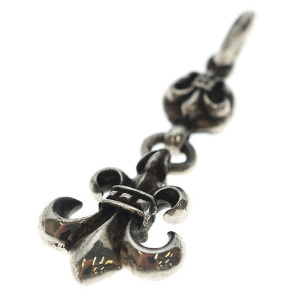 Chrome Hearts BS Fleur 1 Ball BS Charm Pendant Top Silver