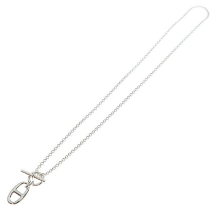 Hermes Chaine D'ancre Amulet Necklace Pendant Chain Silver