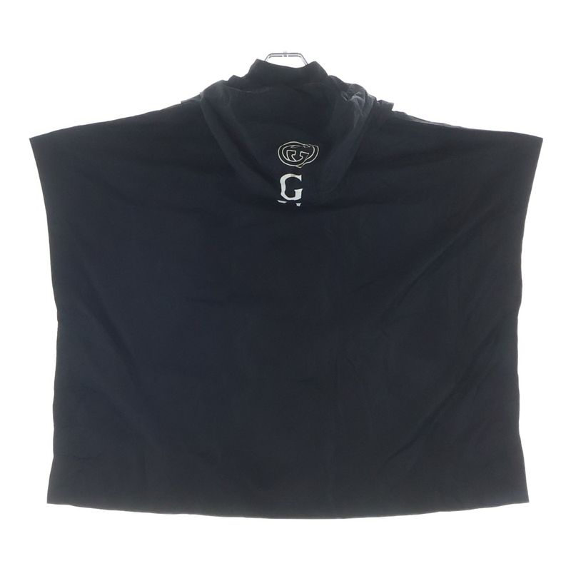 Gucci Vintage Logo Nylon Cape Raincoat Black