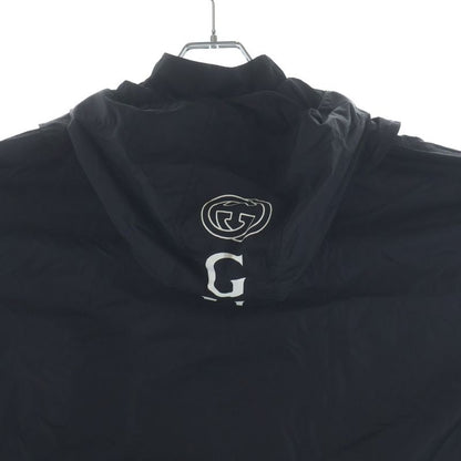 Gucci Vintage Logo Nylon Cape Raincoat Black