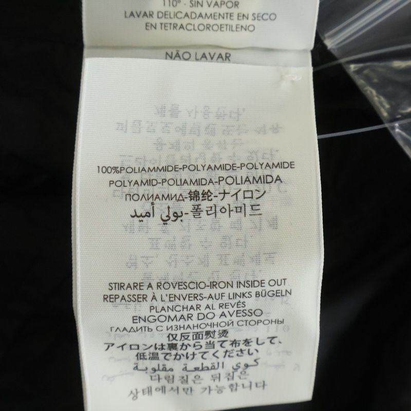 Gucci Vintage Logo Nylon Cape Raincoat Black
