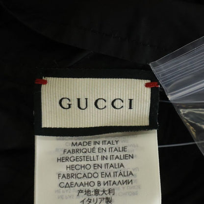 Gucci Vintage Logo Nylon Cape Raincoat Black