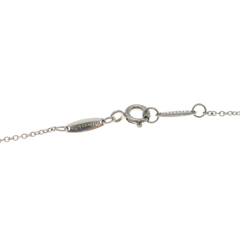 Tiffany & Co by the Yard Diamond Necklace Pendant Chain Silver