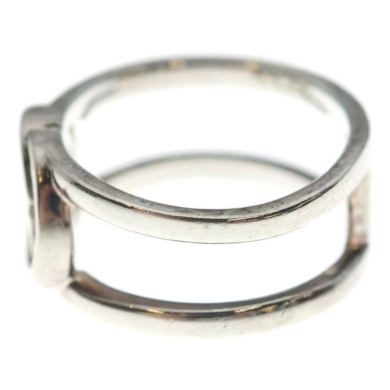 Gucci Interlocking Ring 925 Sterling Silver