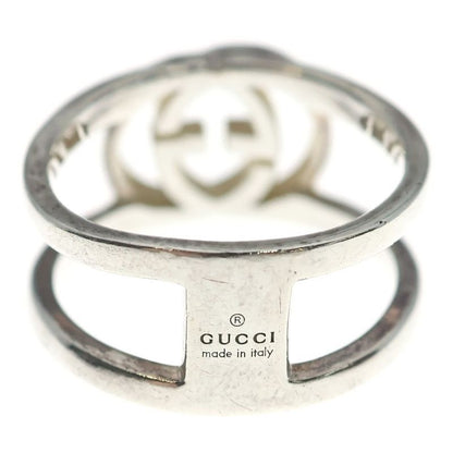 Gucci Interlocking Ring 925 Sterling Silver