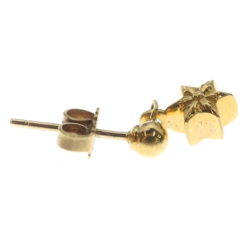 Chrome Hearts 22k Thai Nice Tardrop Earrings Gold