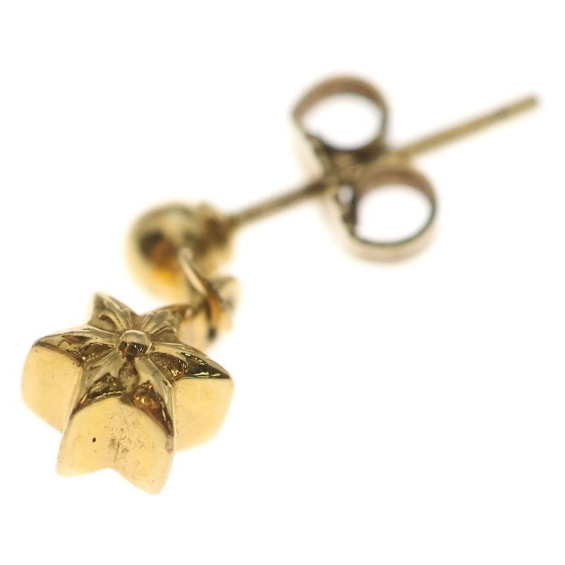 Chrome Hearts 22k Thai Nice Tardrop Earrings Gold