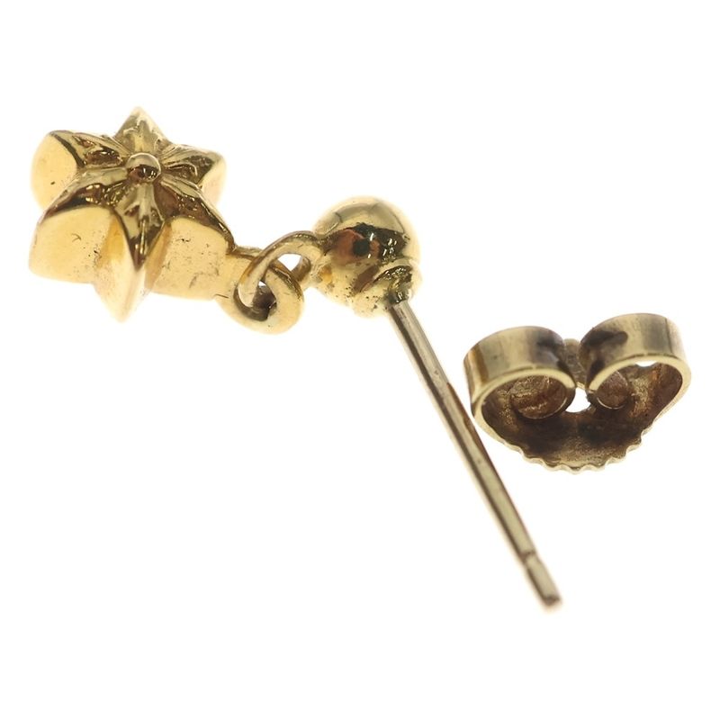 Chrome Hearts 22k Thai Nice Tardrop Earrings Gold