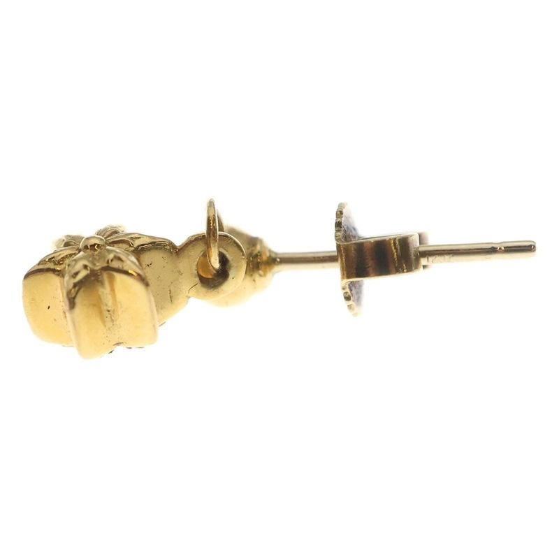 Chrome Hearts 22k Thai Nice Tardrop Earrings Gold