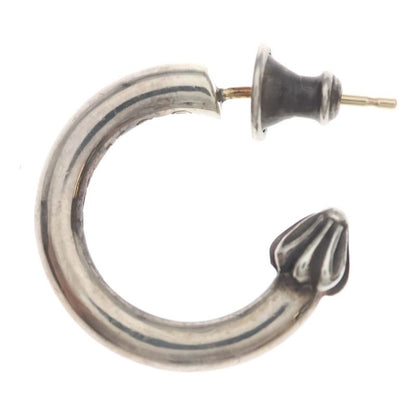 Chrome Hearts Hoop Plain Earrings Silver