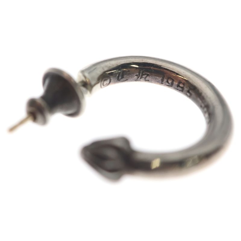 Chrome Hearts Hoop Plain Earrings Silver