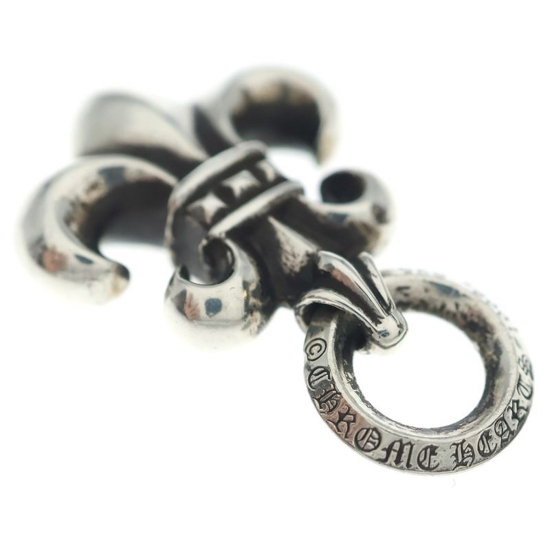 Chrome Hearts BS Fluer Charm BS Silver Necklace Top