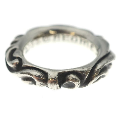 Chrome Hearts Scrl Band Scroll Ring Silver