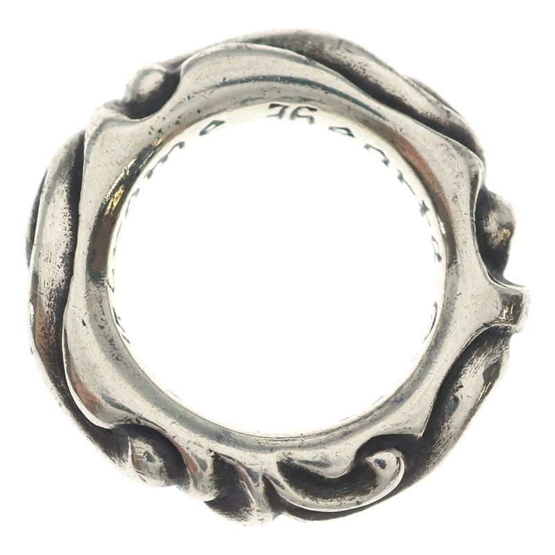 Chrome Hearts Scrl Band Scroll Ring Silver