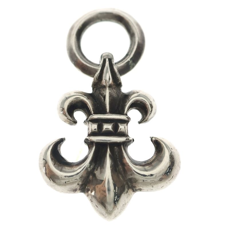 Chrome Hearts BS Fluer Charm BS Silver Necklace Top