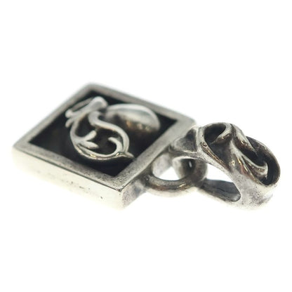 Chrome Hearts Framed Heart Charm Pendant Top Silver
