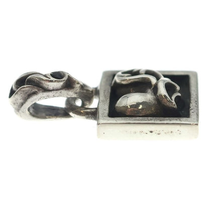 Chrome Hearts Framed Heart Charm Pendant Top Silver