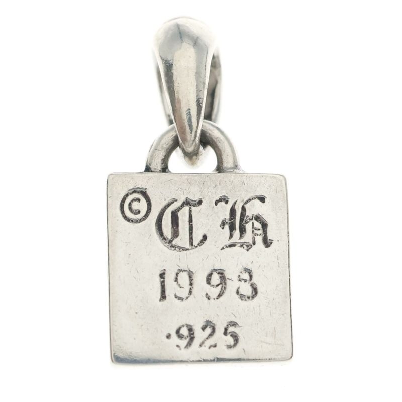 Chrome Hearts Framed CH Plus Charm Pendant Top Silver