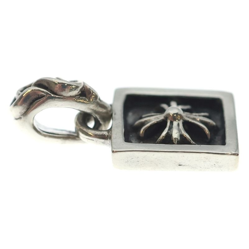 Chrome Hearts Framed CH Plus Charm Pendant Top Silver