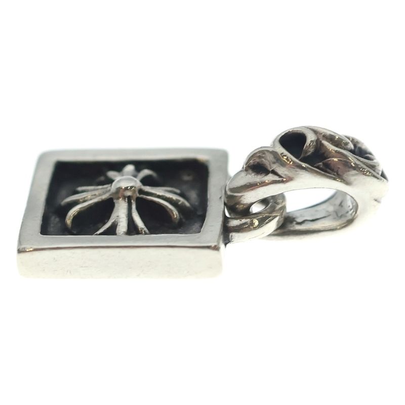 Chrome Hearts Framed CH Plus Charm Pendant Top Silver