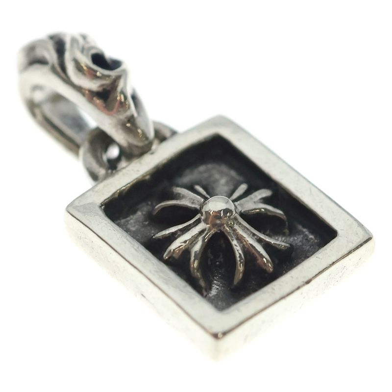 Chrome Hearts Framed CH Plus Charm Pendant Top Silver