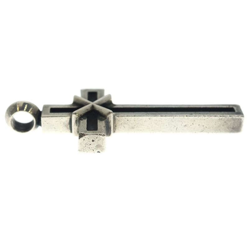 Chrome Hearts Mapple Thorpe Crs LG Maple Cross Pendant Top Silver
