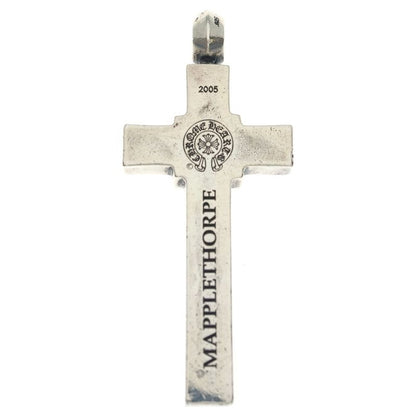 Chrome Hearts Mapple Thorpe Crs LG Maple Cross Pendant Top Silver