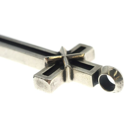 Chrome Hearts Mapple Thorpe Crs LG Maple Cross Pendant Top Silver