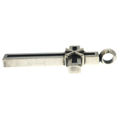 Chrome Hearts Mapple Thorpe Crs LG Maple Cross Pendant Top Silver