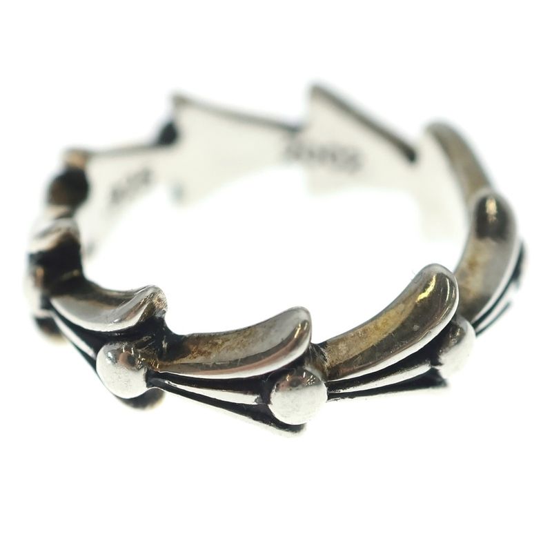 Chrome Hearts Cross Tail Silver Ring