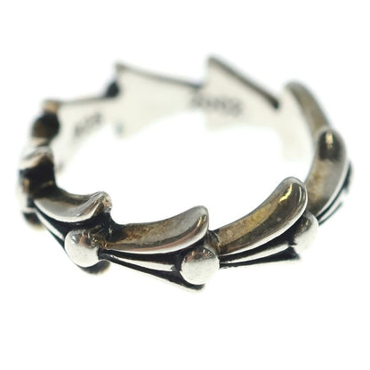 Chrome Hearts Cross Tail Silver Ring