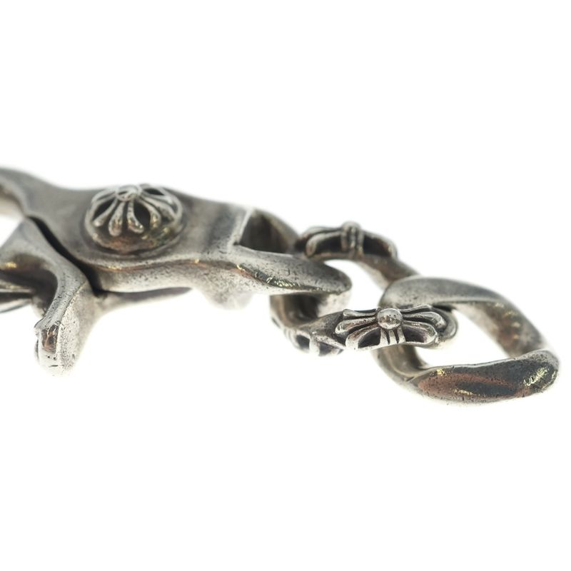 Chrome Hearts Clp Chn Fancy-s Short Fancy Link Key Chain Silver