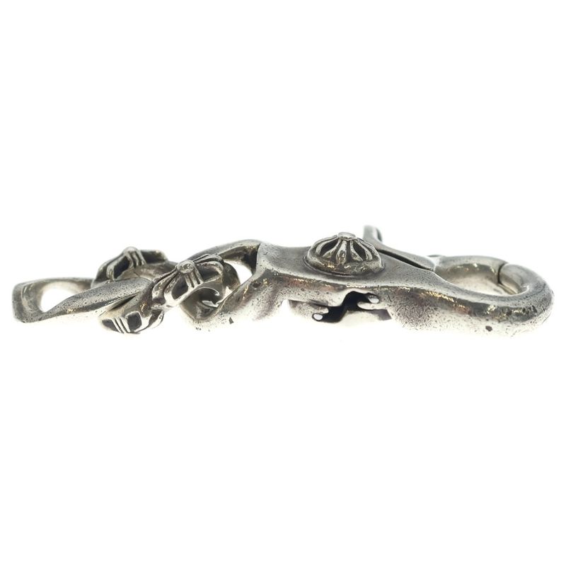 Chrome Hearts Clp Chn Fancy-s Short Fancy Link Key Chain Silver