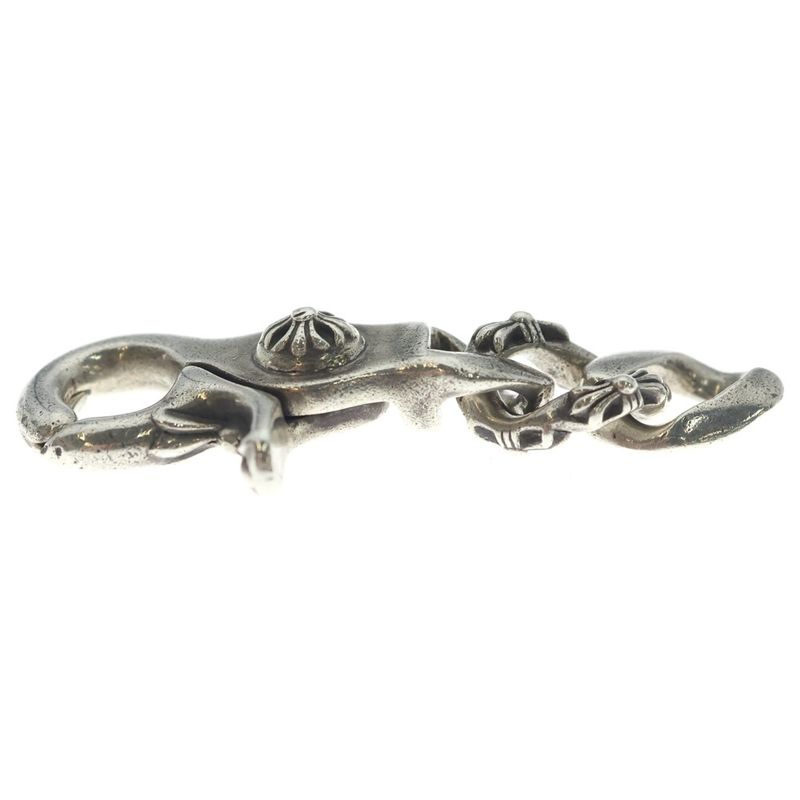 Chrome Hearts Clp Chn Fancy-s Short Fancy Link Key Chain Silver