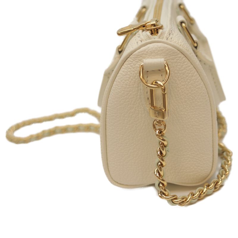 Louis Vuitton Monogram Empreinte Bicolor Late White Nano Speedy