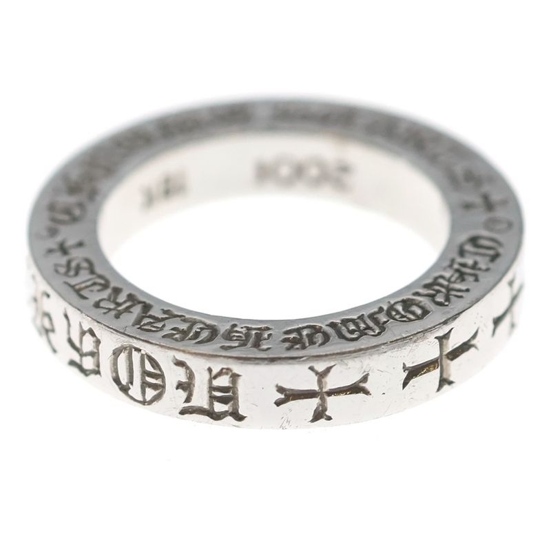 Chrome Hearts mm Spacer Fuck You Ring White Gold
