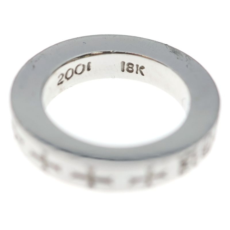 Chrome Hearts mm Spacer Fuck You Ring White Gold