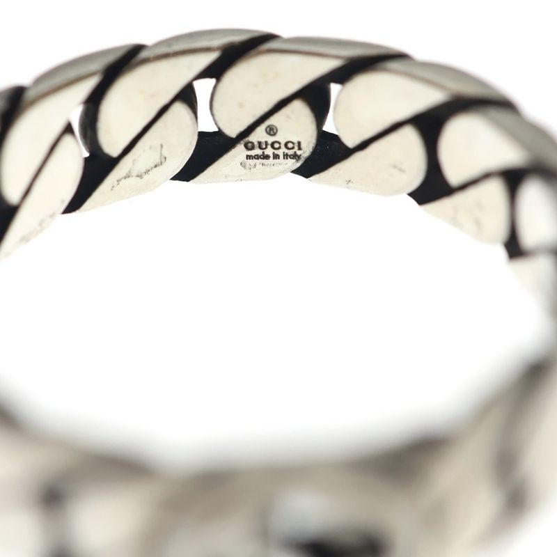 Gucci Interlocking Wide Ring Silver