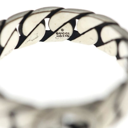Gucci Interlocking Wide Ring Silver