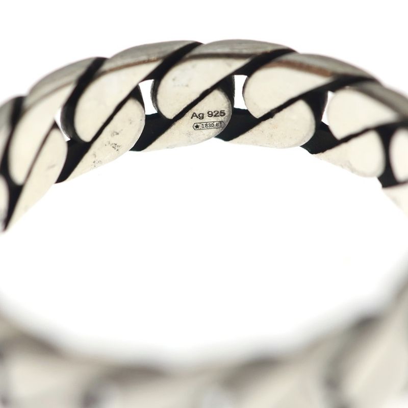 Gucci Interlocking Wide Ring Silver