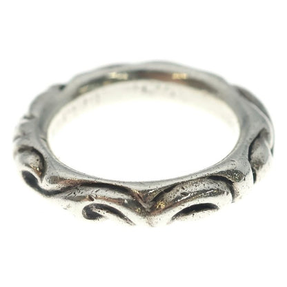 Chrome Hearts Scrl Band Scroll Ring Silver
