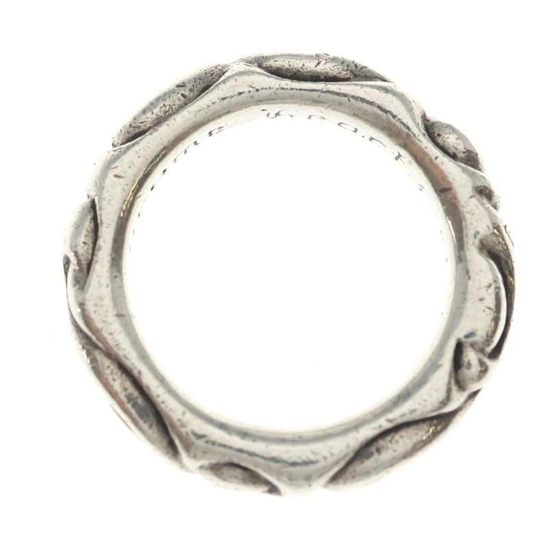 Chrome Hearts Scrl Band Scroll Ring Silver