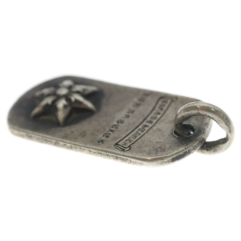 Chrome Hearts Raised Star Dogtag Dog Tag la Limited Silver Necklace Top
