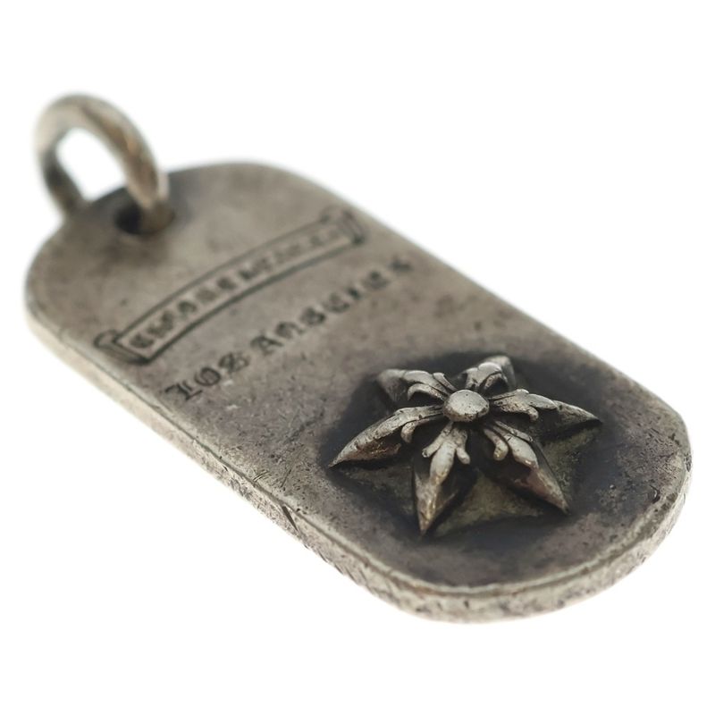Chrome Hearts Raised Star Dogtag Dog Tag la Limited Silver Necklace Top